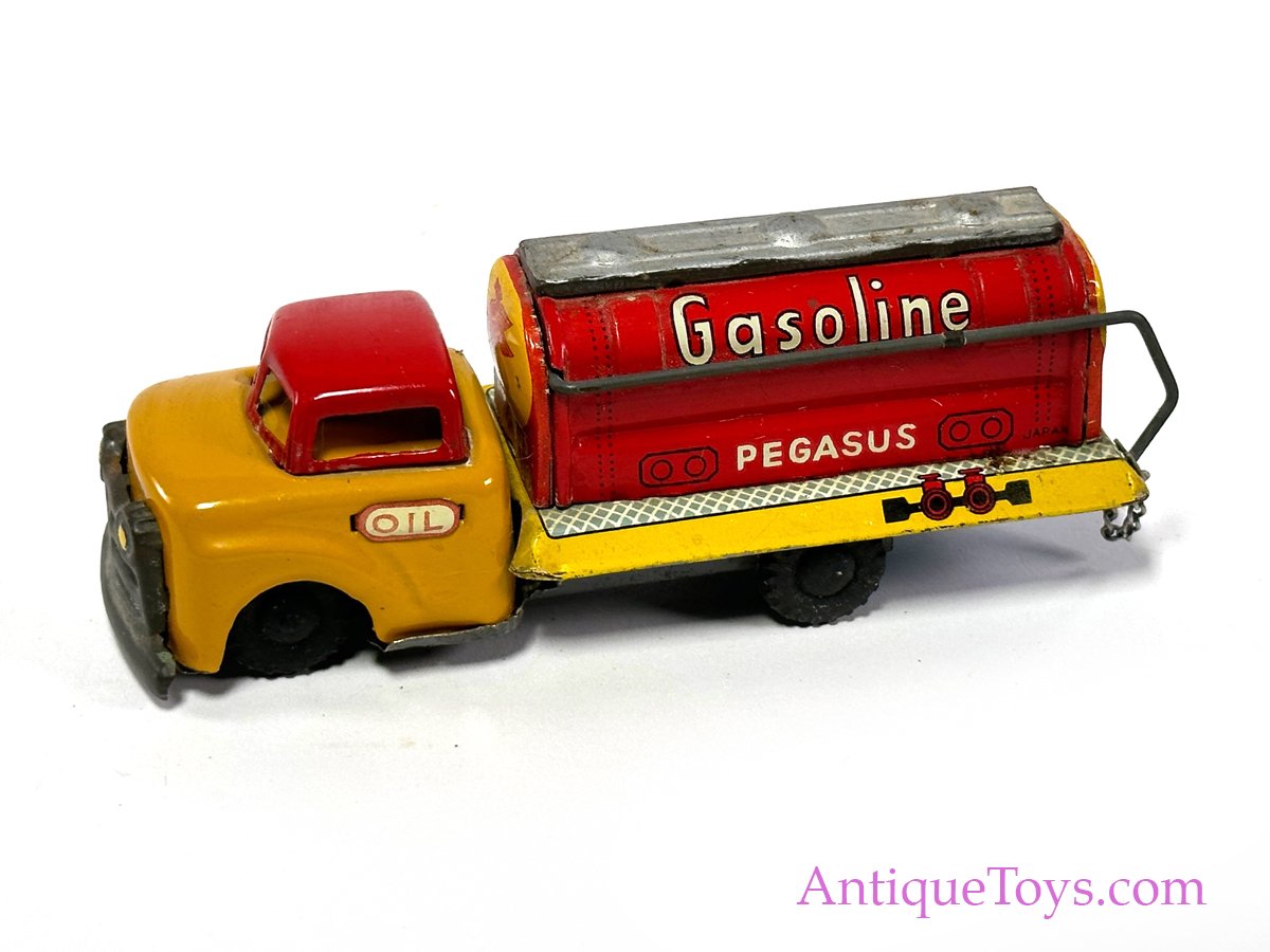 Sss Shioji Co Tin Lithographed Friction Pegasus Gasoline Tanker