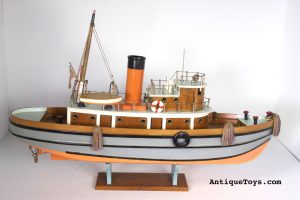 Japanese Wooden Tug Boat Toy *SOLD* - AntiqueToys.com - Antique Toys ...