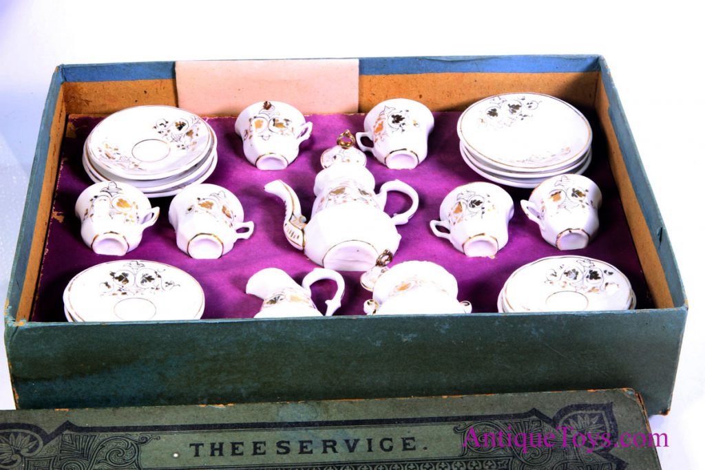 French Porcelain De'Jeuner Kids Thee (Tea) Set *SOLD* - AntiqueToys.com ...