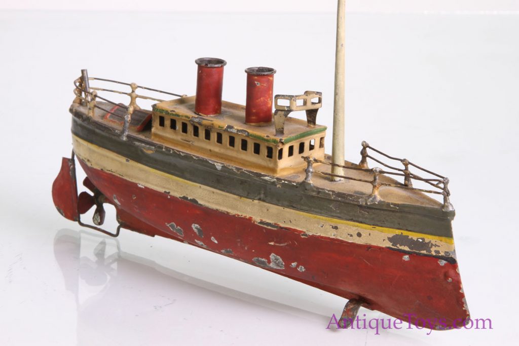 vintage tin toy boats