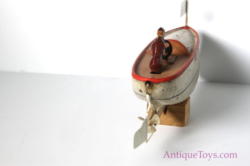 Arnold Speedboat Tin Windup, Vintage Boat Toy <FONT COLOR="ff000 ">*SOLD*</font> - Image 2