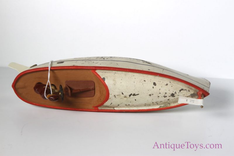 Arnold Speedboat Tin Windup, Vintage Boat Toy <FONT COLOR="ff000 ">*SOLD*</font> - Image 5