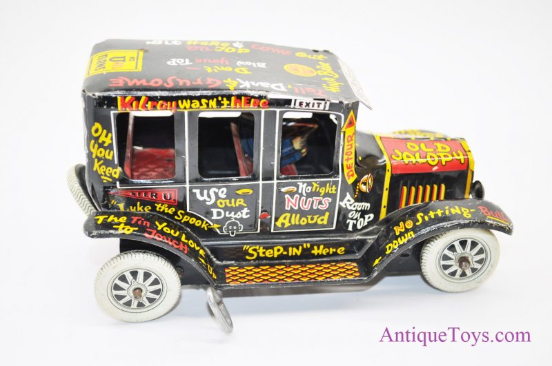 1950's Marx "Old Jalopy" Tin Lithographed Wind Up Car <FONT COLOR="ff000 ">*SOLD*</font> - Image 2