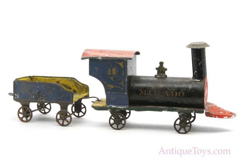 James Fallows Antique Tin Train 1800's American Tin "Mikado" <FONT COLOR="ff000 ">*SOLD*</font>