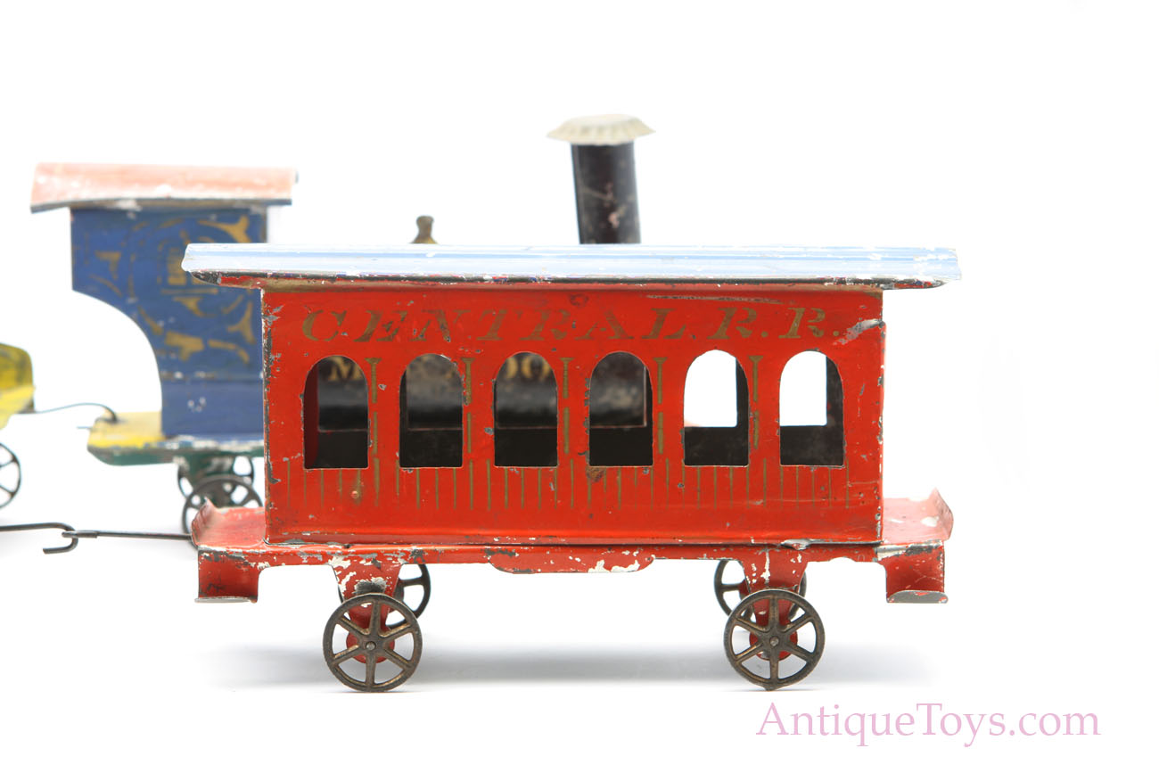 James Fallows Antique Tin Train 1800's American Tin 