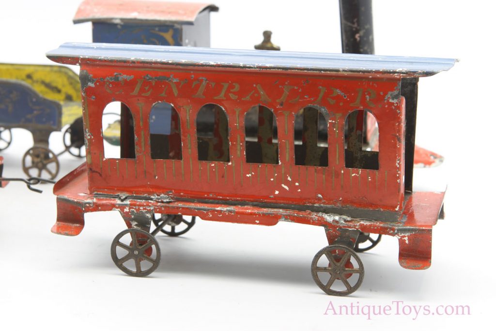 James Fallows Antique Tin Train 1800's American Tin 