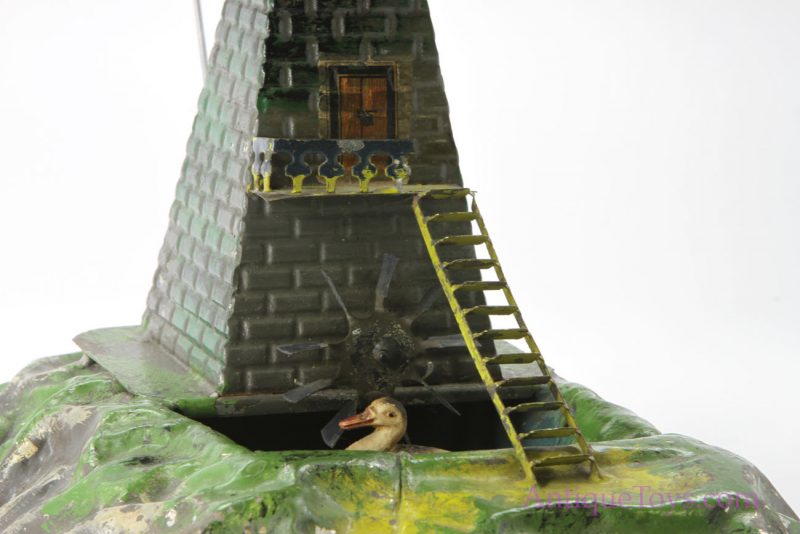 Carette ca. 1911 Tin Windmill Steam Accessory German Toy #179/14 <FONT COLOR="ff000 ">*SOLD*</font> - Image 4