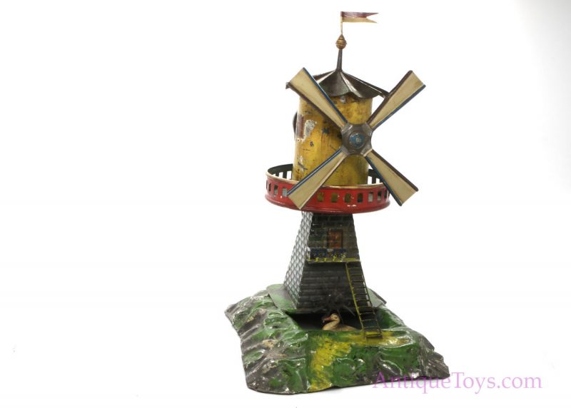 Carette ca. 1911 Tin Windmill Steam Accessory German Toy #179/14 <FONT COLOR="ff000 ">*SOLD*</font> - Image 7