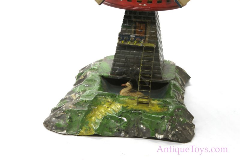 Carette ca. 1911 Tin Windmill Steam Accessory German Toy #179/14 <FONT COLOR="ff000 ">*SOLD*</font> - Image 9