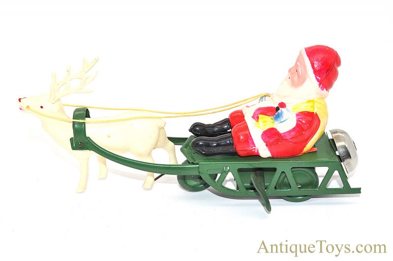 Celluloid Santa and Sled <FONT COLOR="ff000 ">*SOLD*</font> - Image 3