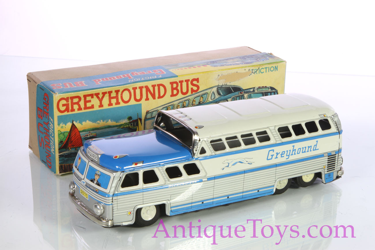 greyhound bus toy