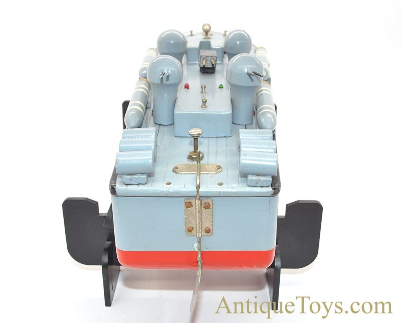 Vintage Battery Operated Wooden PT Boat in Amazing Hand Painted Condition <FONT COLOR="ff000 ">*SOLD*</font> - Image 3