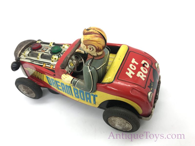 Dream Boat Hot Rod Tin Car from Japan <FONT COLOR="ff000 ">*SOLD*</font> - Image 11