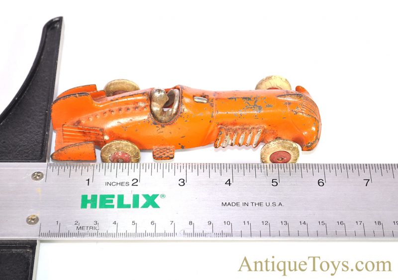 Hubley Orange Cast Iron Racer <FONT COLOR="ff000 ">*SOLD*</font> - Image 8