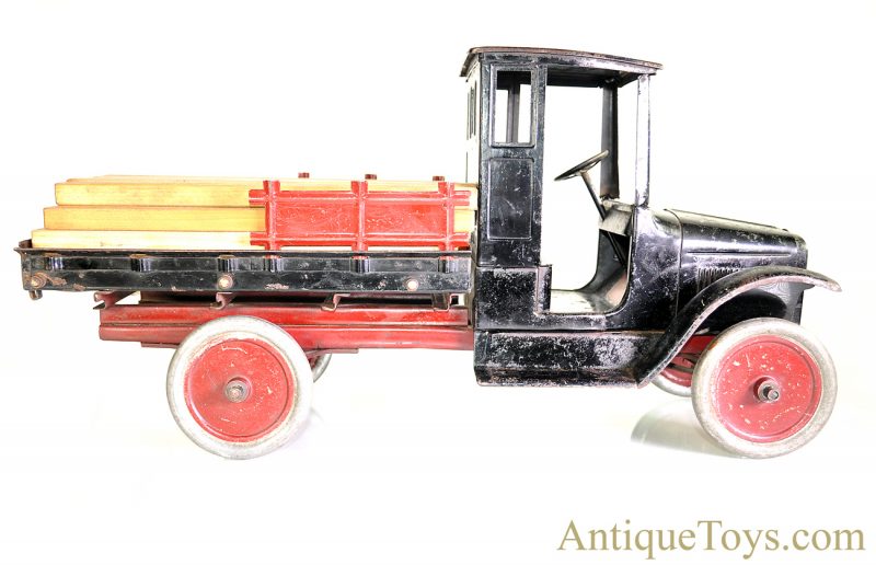 Buddy L Rare ca. 1927 Pressed Steel Lumber Truck 203A <FONT COLOR="ff000 ">*SOLD*</font>