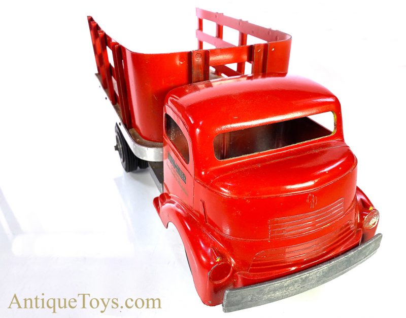 Original Smith-Miller, Inc. “Smitty Toys” Wooden Bed Stake Truck <FONT COLOR="ff000 ">*SOLD*</font> - Image 5