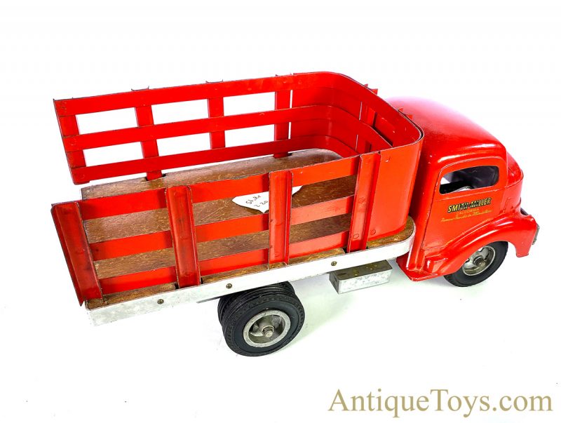 Original Smith-Miller, Inc. “Smitty Toys” Wooden Bed Stake Truck <FONT COLOR="ff000 ">*SOLD*</font>