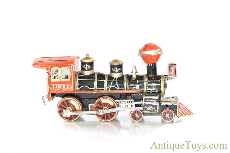 Marusan, Normura, Etc. Japanese Tin Lithographed Locomotive Train Set of 3 <FONT COLOR="ff000 ">*SOLD*</font> - Image 6