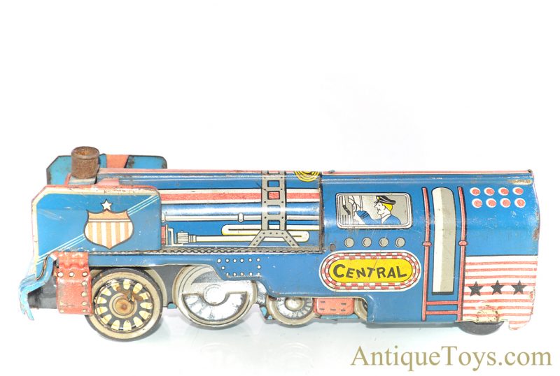 Marusan, Normura, Etc. Japanese Tin Lithographed Locomotive Train Set of 3 <FONT COLOR="ff000 ">*SOLD*</font> - Image 11