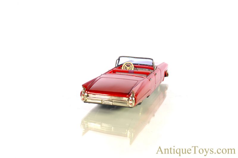 Bandai Cadillac Convertible Automobiles of the World Series #782 Tin Lithographed Friction Japan Scale Model w/Box <FONT COLOR="ff000 ">*SOLD*</font> - Image 9