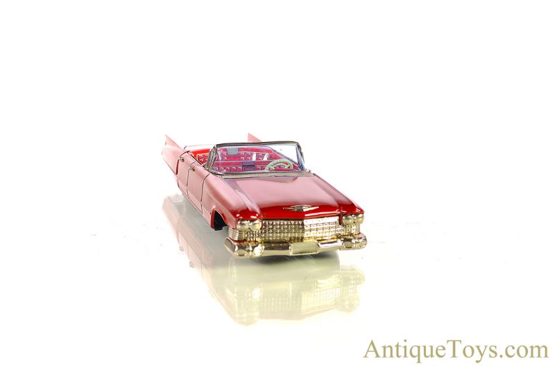 Bandai Cadillac Convertible Automobiles of the World Series #782 Tin Lithographed Friction Japan Scale Model w/Box <FONT COLOR="ff000 ">*SOLD*</font> - Image 6