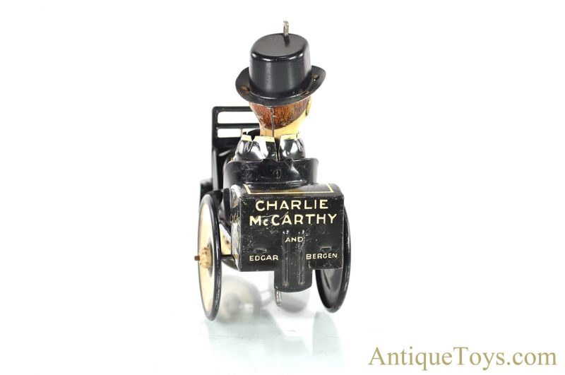 Marx Lithographed Tin Windup “Charlie McCarthy in his Benzine Buggy” Crazy Car Toy <FONT COLOR="ff000 ">*SOLD*</font> - Image 7