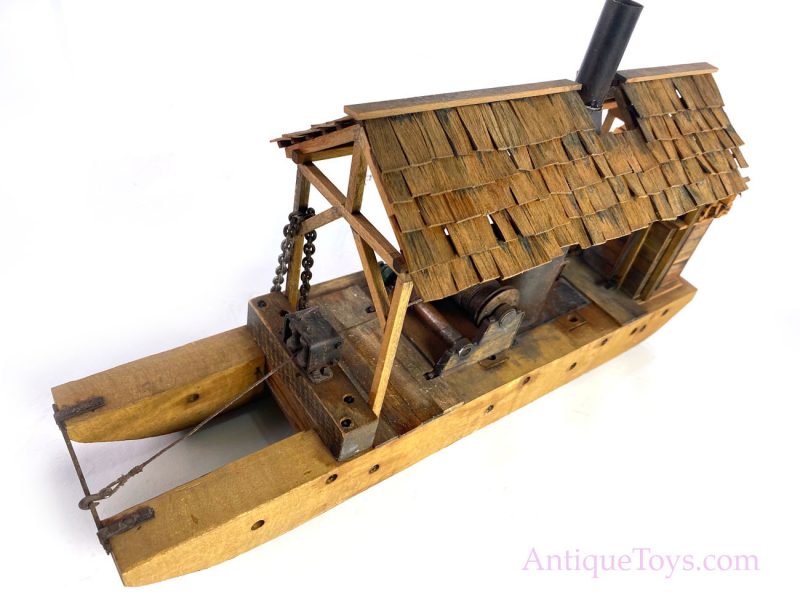 Log Ferry with Train Car - Scratch Built model by Peter Zorn <FONT COLOR="ff000 ">*SOLD*</font> - Image 11