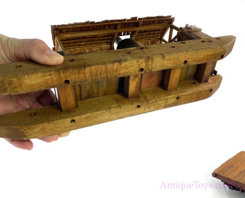 Log Ferry with Train Car - Scratch Built model by Peter Zorn <FONT COLOR="ff000 ">*SOLD*</font> - Image 10