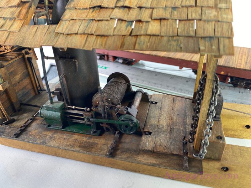 Log Ferry with Train Car - Scratch Built model by Peter Zorn <FONT COLOR="ff000 ">*SOLD*</font> - Image 3