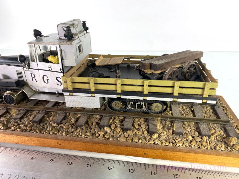 Rio Grande Southern Railroad Work Goose No 6 1:20 Train Diorama <FONT COLOR="ff000 ">*SOLD*</font> - Image 12