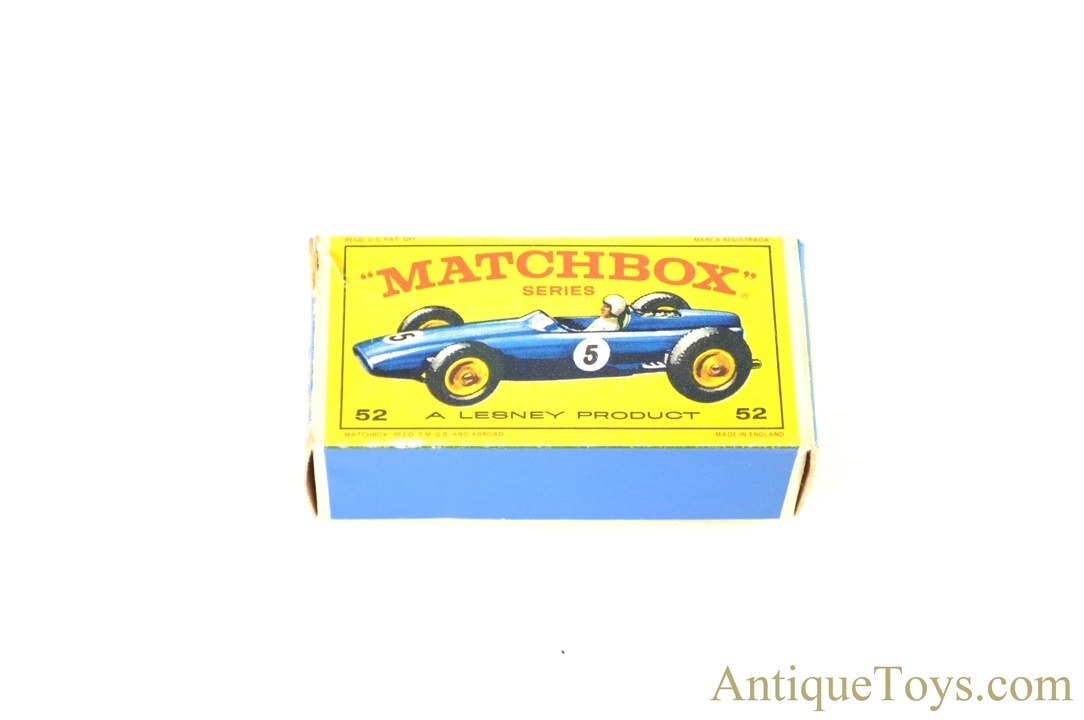 Matchbox Series Lesney England Diecast 52 B.R.M. Racing Car In Box ...