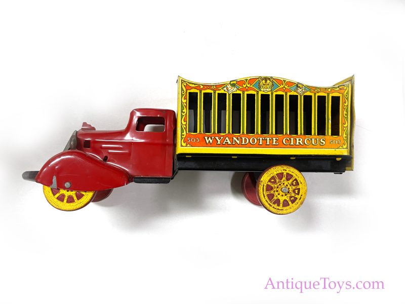 Wyandotte Circus Truck 503 Pressed Steel Toy <FONT COLOR="ff000 ">*SOLD*</font> - Image 6