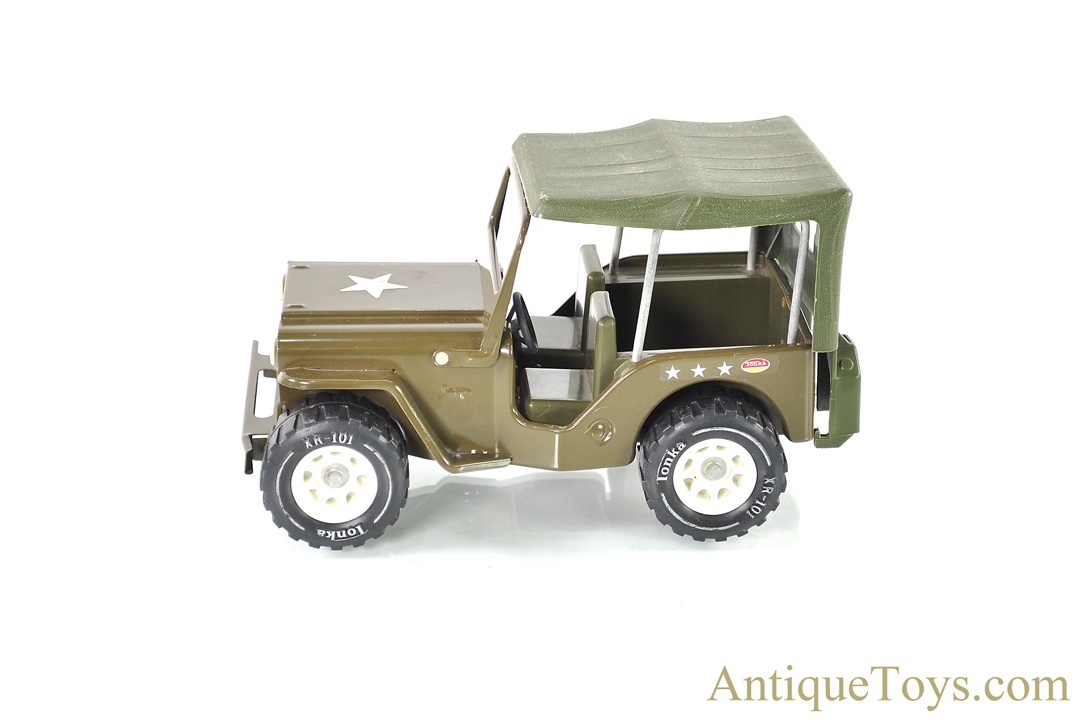 Tonka Toys Pressed Steel Military Jeep for Sale - AntiqueToys.com ...