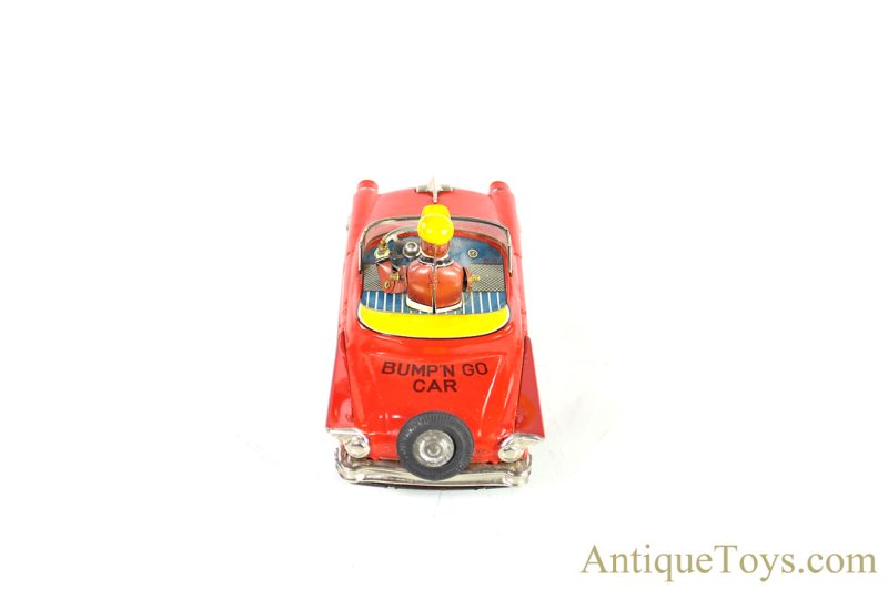 KO Tin Lithographed Friction "Bump 'N Go Car" Mystery Action Japanese Toy <FONT COLOR="ff000 ">*SOLD*</font> - Image 6