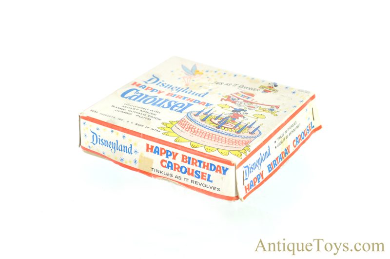 Ross Products Tin Lithographed Walt Disney Productions "Disneyland Happy Birthday Carousel" in Box <FONT COLOR="ff000 ">*SOLD*</font> - Image 8