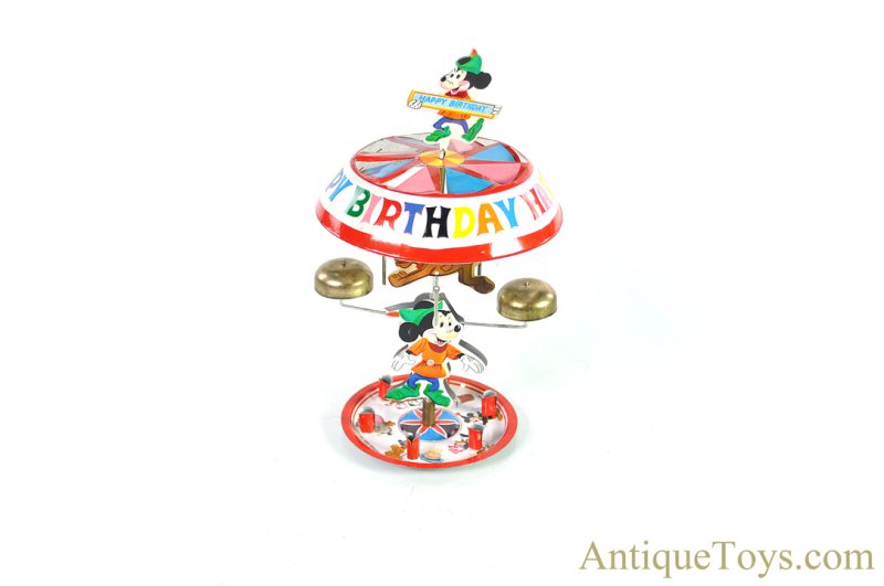 Ross Products Tin Lithographed Walt Disney Productions "Disneyland Happy Birthday Carousel" in Box <FONT COLOR="ff000 ">*SOLD*</font> - Image 2