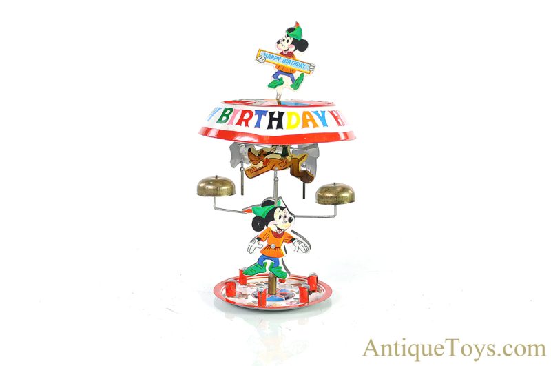 Ross Products Tin Lithographed Walt Disney Productions "Disneyland Happy Birthday Carousel" in Box <FONT COLOR="ff000 ">*SOLD*</font> - Image 3