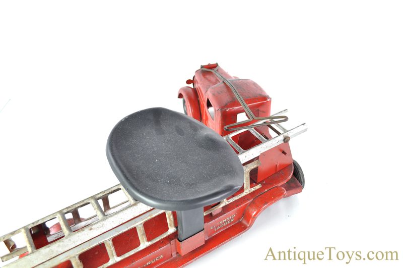 Buddy L Pressed Steel Fire Engine Extension Ladder Fire Truck Ride On or Pull Toy <FONT COLOR="ff000 ">*SOLD*</font> - Image 6