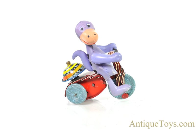 Marx Tin Lithographed Windup Hanna-Barbera's Dino “Mechanical Tricycle” with Revolving Bell <FONT COLOR="ff000 ">*SOLD*</font>