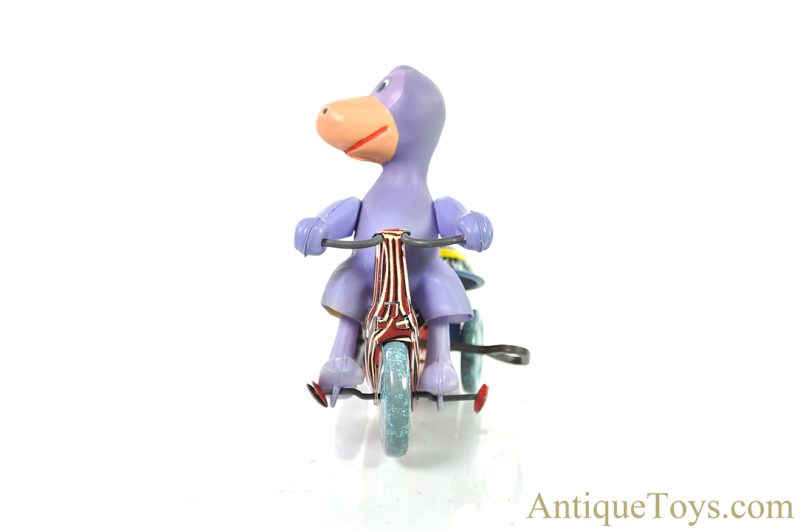 Marx Tin Lithographed Windup Hanna-Barbera's Dino “Mechanical Tricycle” with Revolving Bell <FONT COLOR="ff000 ">*SOLD*</font> - Image 5