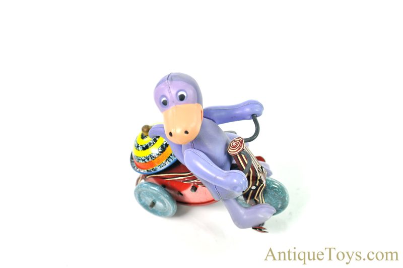 Marx Tin Lithographed Windup Hanna-Barbera's Dino “Mechanical Tricycle” with Revolving Bell <FONT COLOR="ff000 ">*SOLD*</font> - Image 7