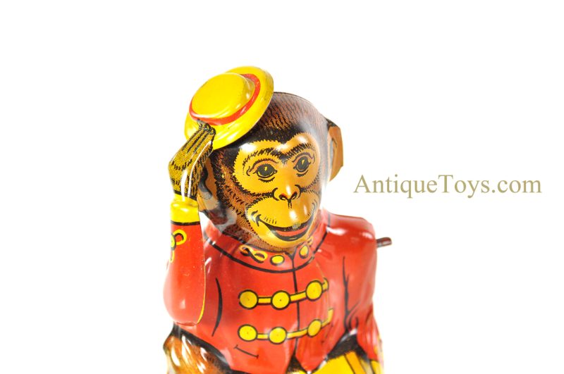 J. Chein Tin Lithographed Mechanical Monkey Bank for Sale - Image 5