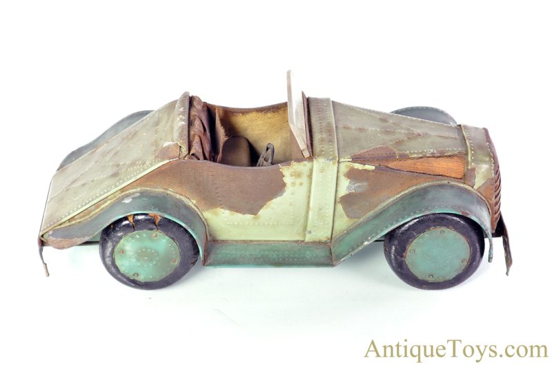 An Artist's Study in Wood and Tin Handmade Folk Art Car <FONT COLOR="ff000 ">*SOLD*</font>