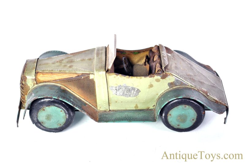 An Artist's Study in Wood and Tin Handmade Folk Art Car <FONT COLOR="ff000 ">*SOLD*</font> - Image 2