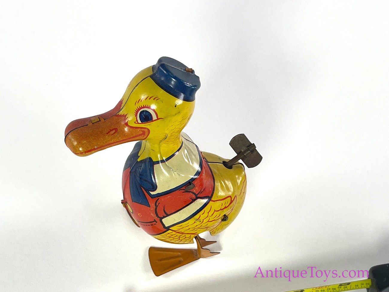 J. Chein Tin Lithographed Windup #102 Walking “Donald” Duck Toy for Sale -   - Antique Toys for Sale