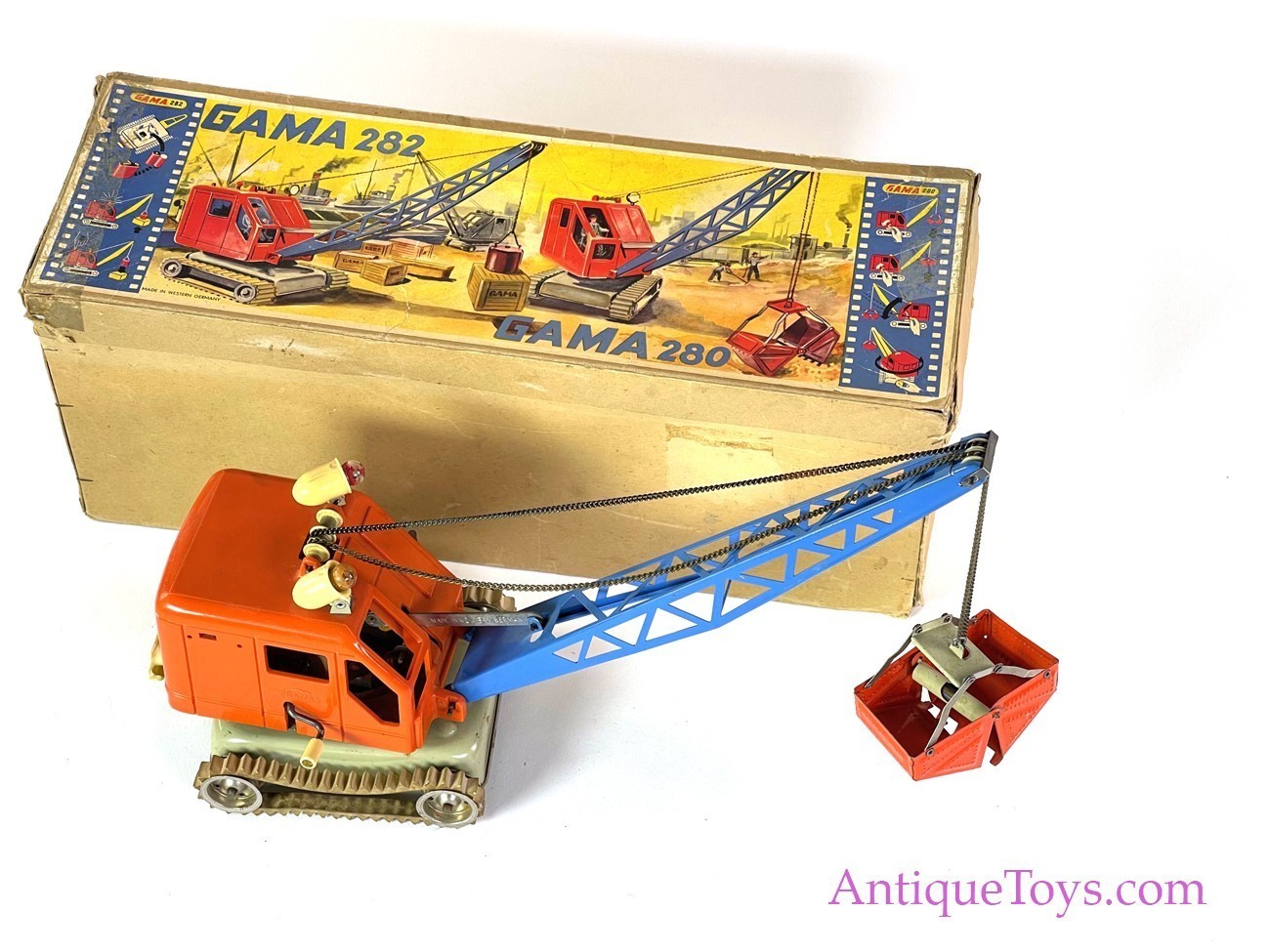 Gama Vintage Toy Crane *SOLD* -  - Antique Toys for Sale
