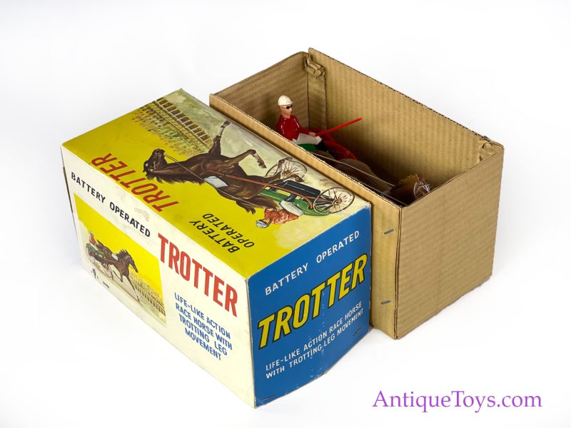 Vintage ca. 1950's Battery Operated "Trotter" Sulky Race Horse Japanese Toy <FONT COLOR="ff000 ">*SOLD*</font> - Image 8