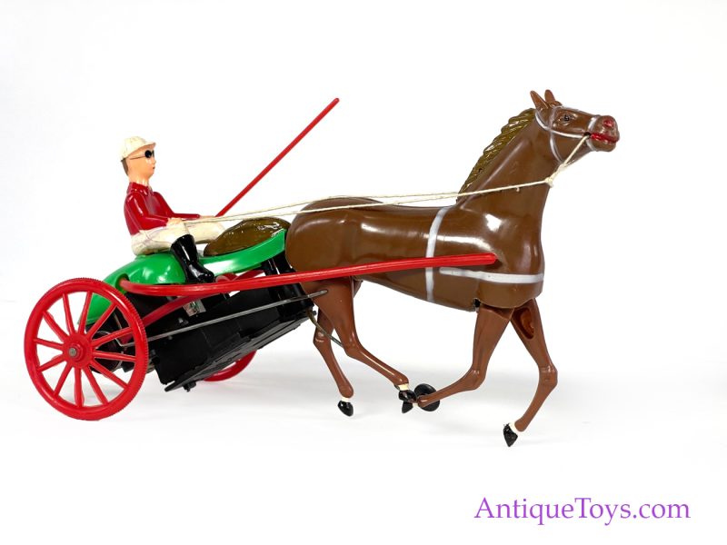 Vintage ca. 1950's Battery Operated "Trotter" Sulky Race Horse Japanese Toy <FONT COLOR="ff000 ">*SOLD*</font> - Image 5