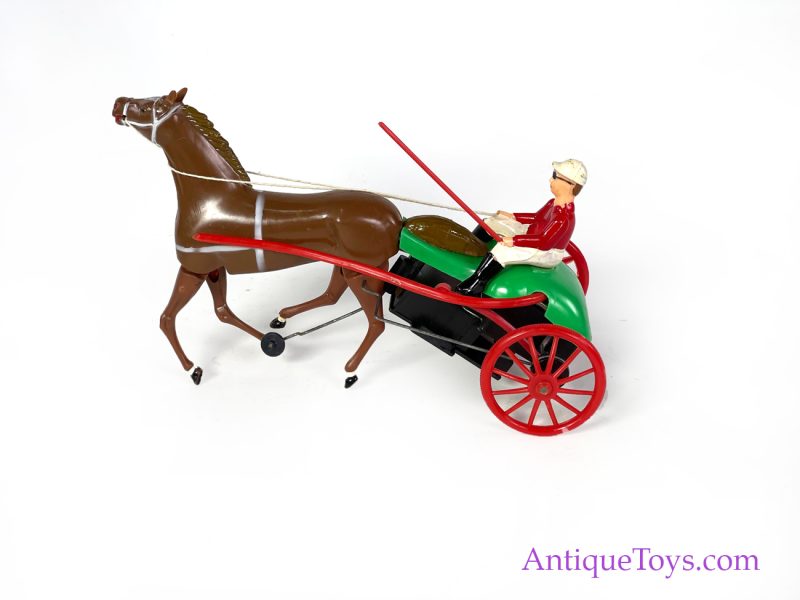 Vintage ca. 1950's Battery Operated "Trotter" Sulky Race Horse Japanese Toy <FONT COLOR="ff000 ">*SOLD*</font> - Image 4