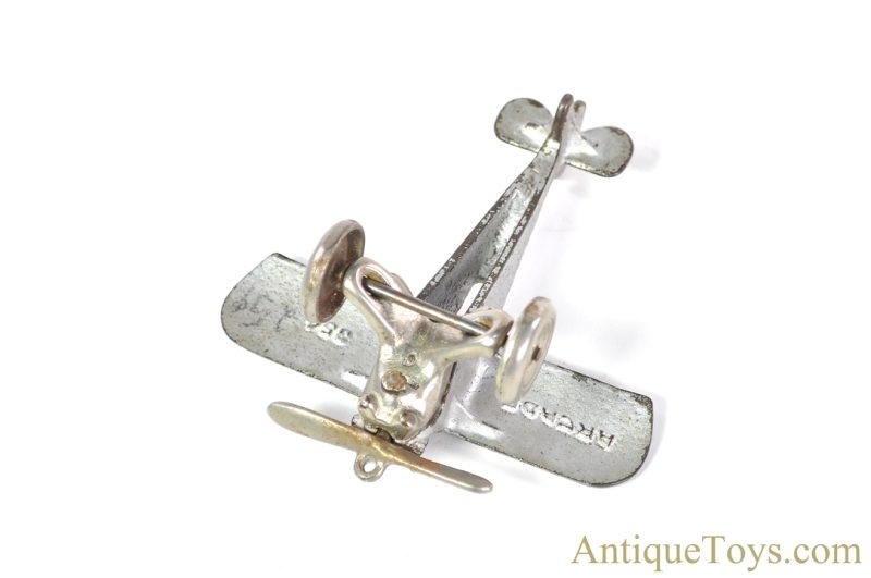 Arcade Cast Iron #354 Silver “The Monocoupe” Airplane <FONT COLOR="ff000 ">*SOLD*</font> - Image 10